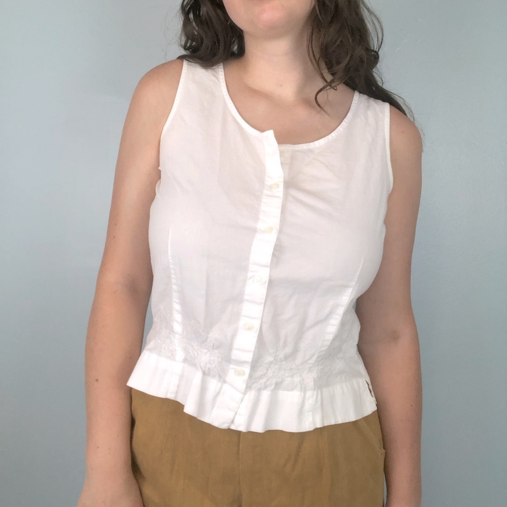 🌼Vintage Faded Glory Edwardian Inspired Tank Top🌼